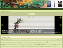 Tablet Screenshot of bonsainut.com